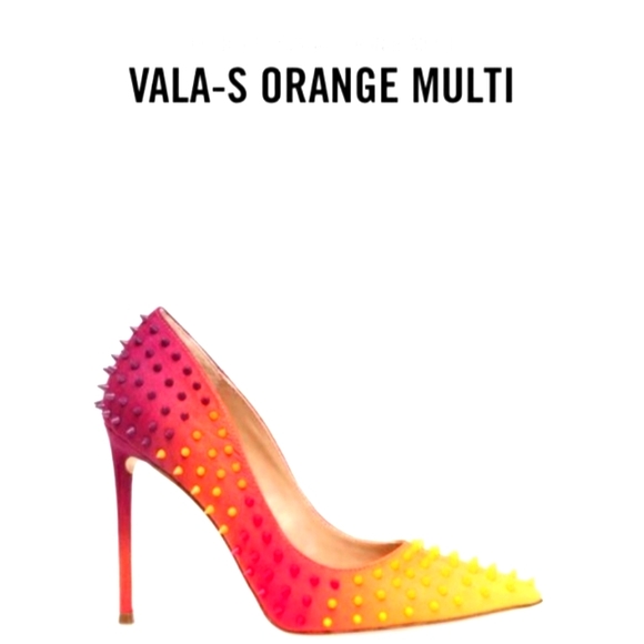 Steve Madden Orange Multi Spiked Heel - Picture 1 of 1